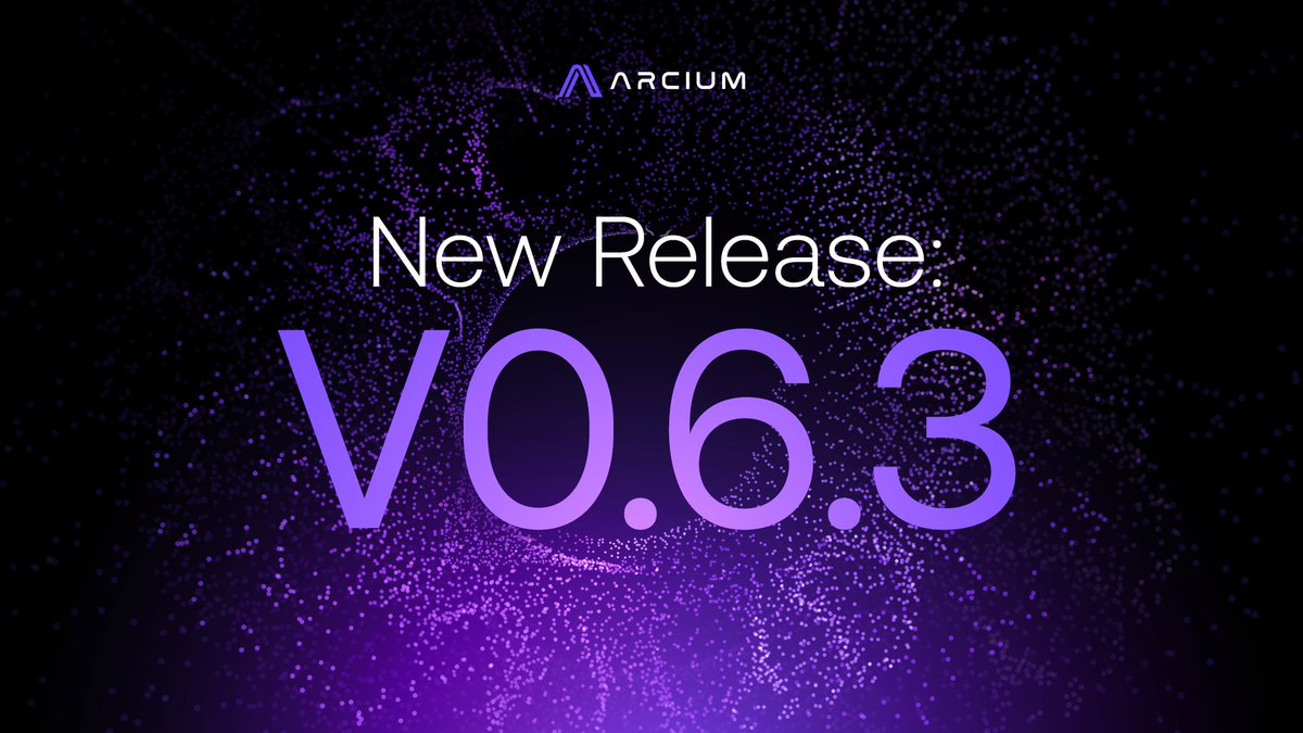 Arcium's tweet image. Internal Mainnet Alpha has been achieved.

We’re excited to share the latest Arcium release as we approach launch.

This release focuses on performance, reliability, and developer experience across the entire Arcium stack — from nodes to tooling and docs.
