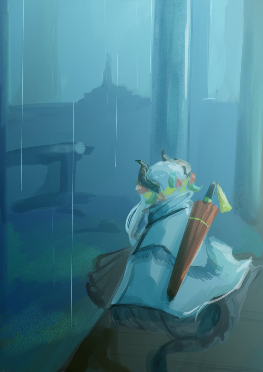 #skyイラスト
☔