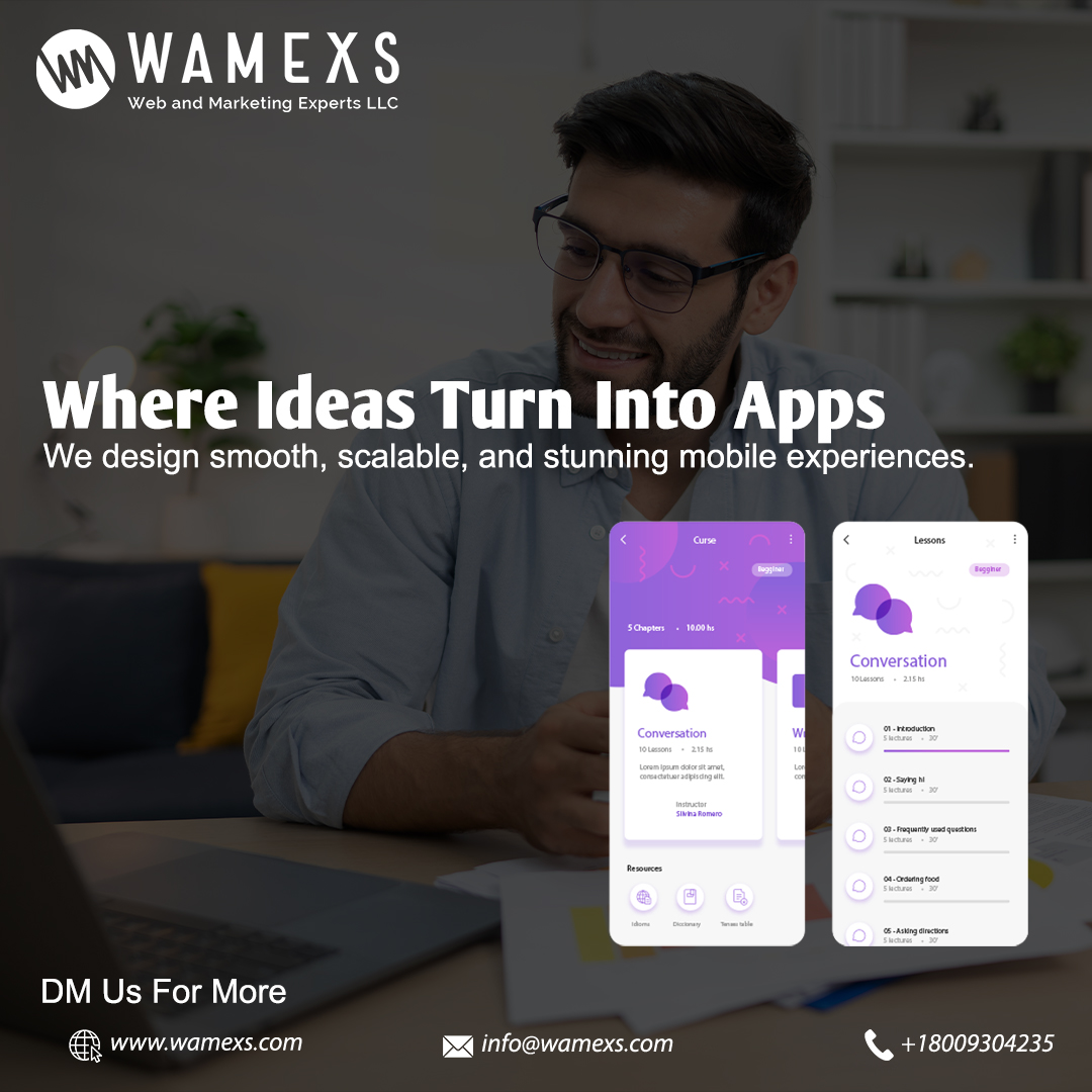 WebMarketingEx4's tweet photo. 💡📱 Where Ideas Turn into Apps 📱💡

Call: +1 800-930-4235
Email: nfo@wamexs.com
Visit: https://t.co/k9tv03RX9y

#AppDevelopment #DigitalInnovation #TechIdeas #StartupLife #BuildInPublic #mobileapplication #applicationdevelopment https://t.co/H9Ty7EsW7i