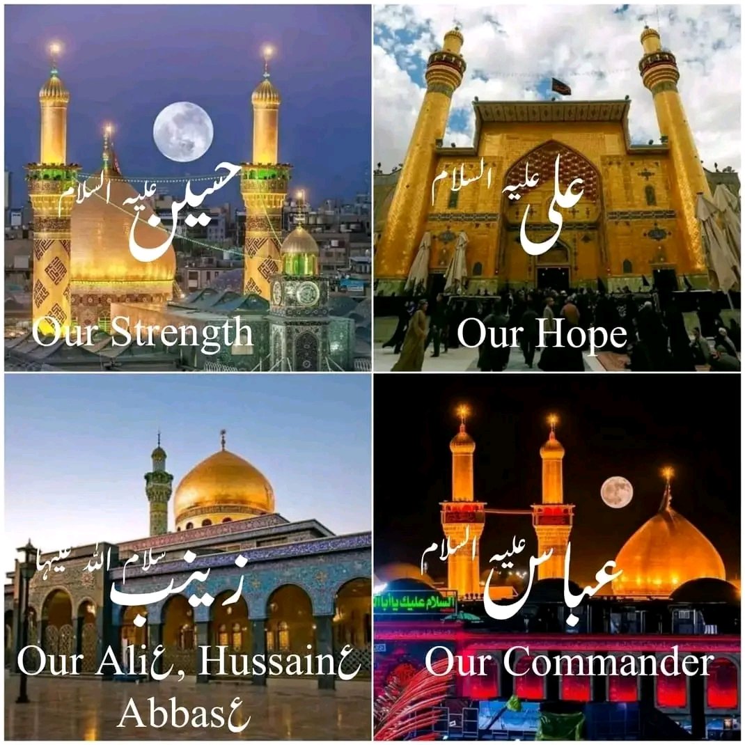 AhlubyetTweet's tweet photo. آگئے عباسؑ و اکبرؑ زینبؑ و قاسمؑ حسینؑ
ہوگئی تیار پوری کربلا شعبان میں❤🥺 https://t.co/911qeKPrEZ