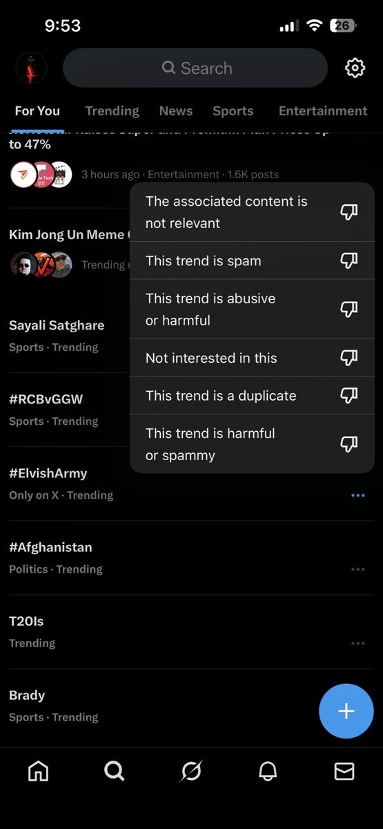 bryanket's tweet photo. @nikitabier @elonmusk 
Why don’t you put direct option of “Mute this word” here in this menu?
That would be much much helpful. https://t.co/JWqksTnnPg