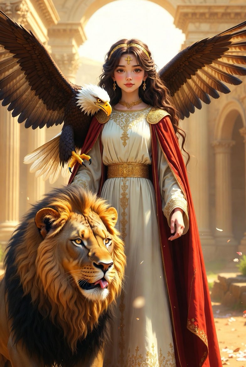 JaySiri2025's tweet photo. Today's: St. Prisca, the fearless virgin martyr! At just 13, she boldly refused to sacrifice to pagan gods, was thrown to lions, and was finally beheaded for her unwavering faith in Christ. A mighty eagle even guarded her body! Stand firm in faith, no matter the cost!🦁#CatholicX https://t.co/jrVqZ7X4X1