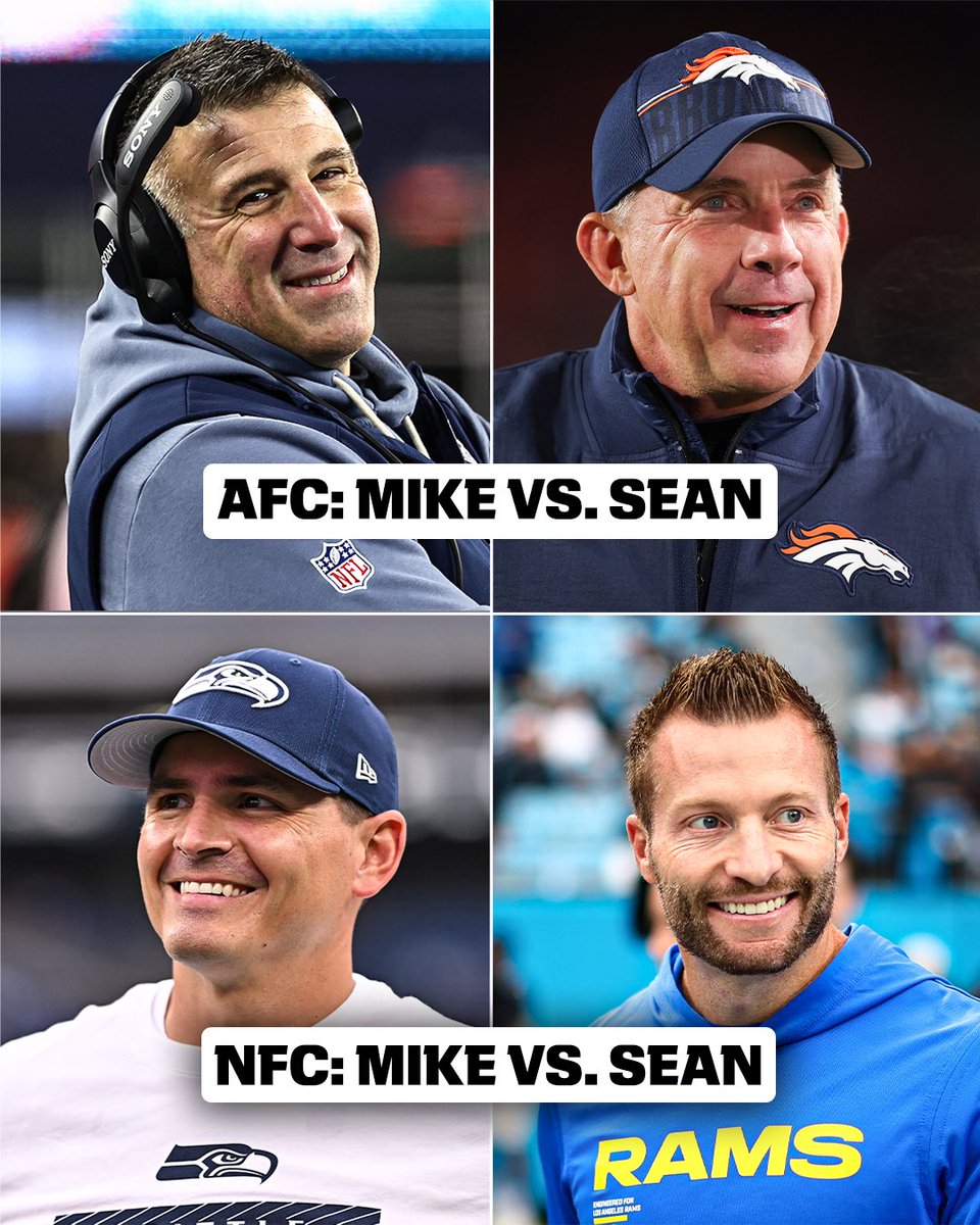 AdamSchefter's tweet image. Both conference championship games have a similarity in their coaching matchups: