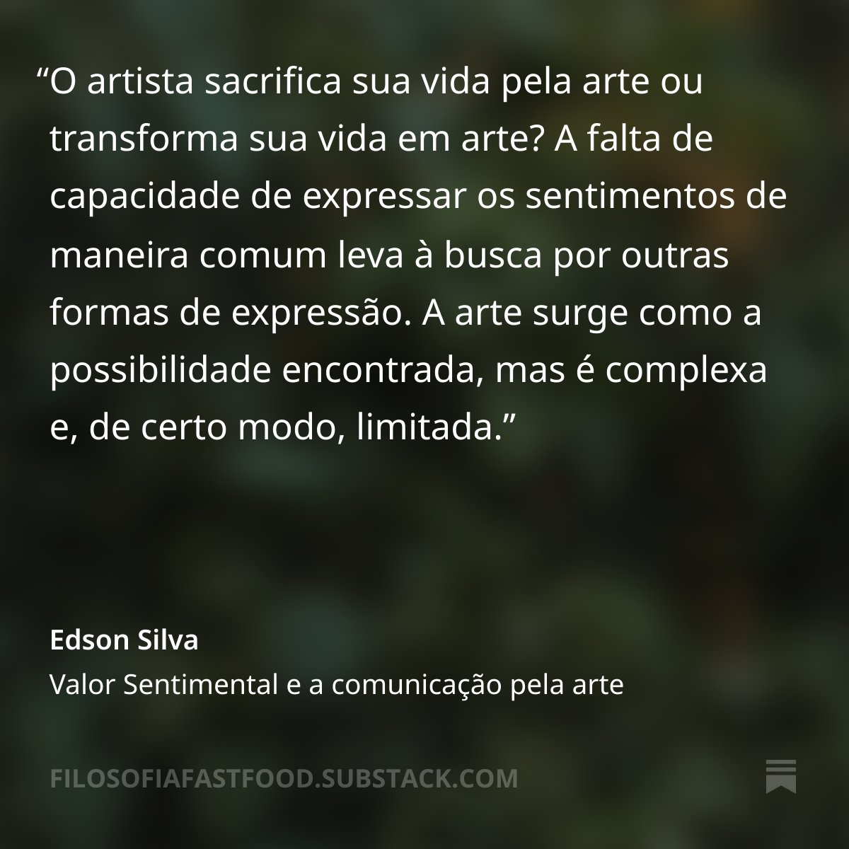FIlosofia FastFood tweet media