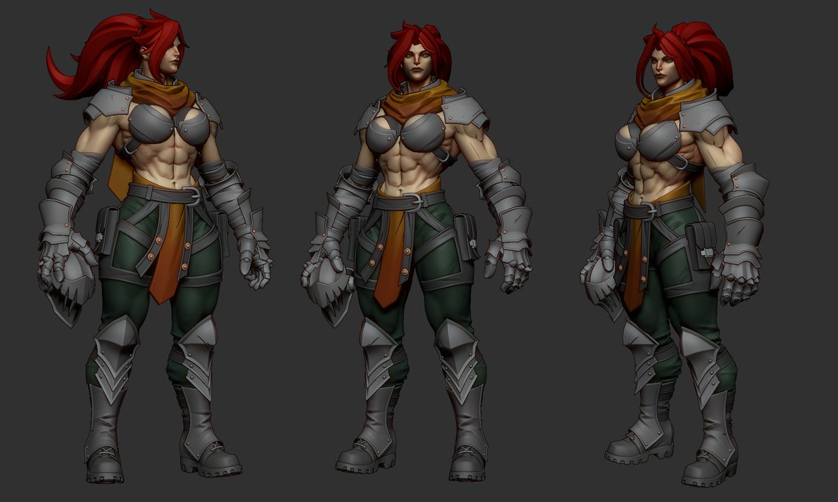 Character design.
#3dsculpt #zbrush #gamecharacter