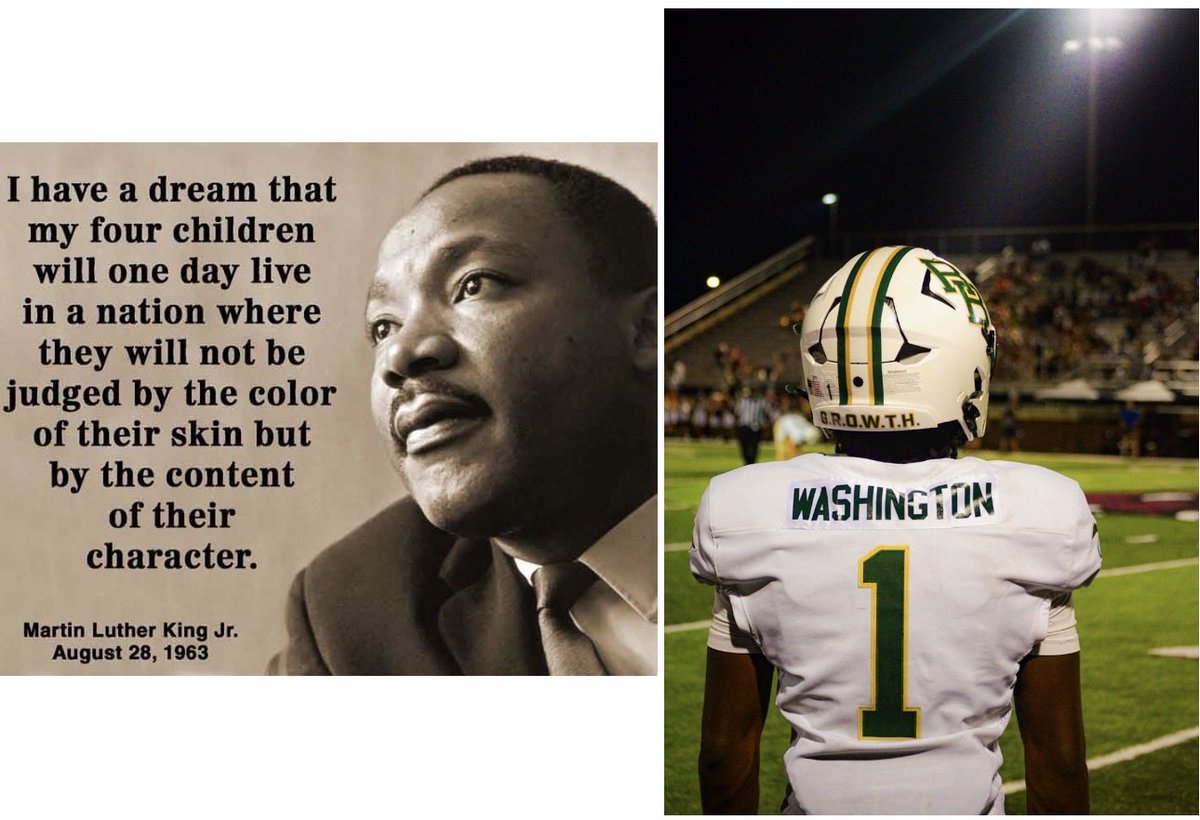 Happy MLK Day!

Honoring Dr King by grinding in school, serving my community, and giving my all on the field. #MLKDay #Grind #IHaveADream