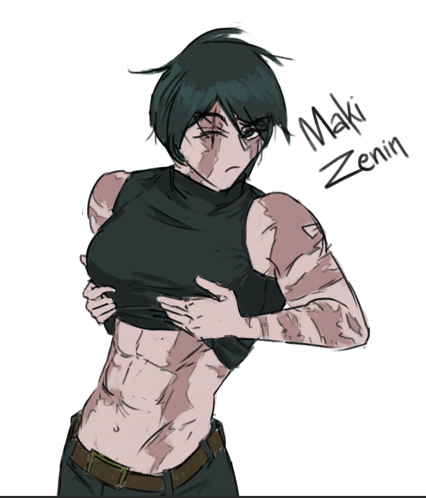 Lcd hp rusak untuk kesekian kalinya... tolong =w= 

#jjk #Maki #makizenin