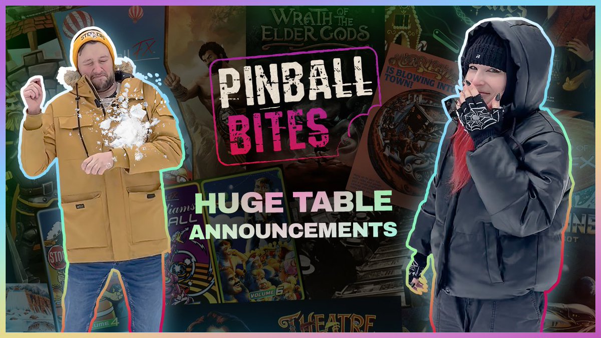 zen_studios's tweet photo. Ohh, we almost forgot...👀

In the upcoming Pinball Bites, we're dropping a hint about more upcoming tables this year. 

Stay tuned!😊

#PinballBites #ZenStudios https://t.co/cYKzDFaKow
