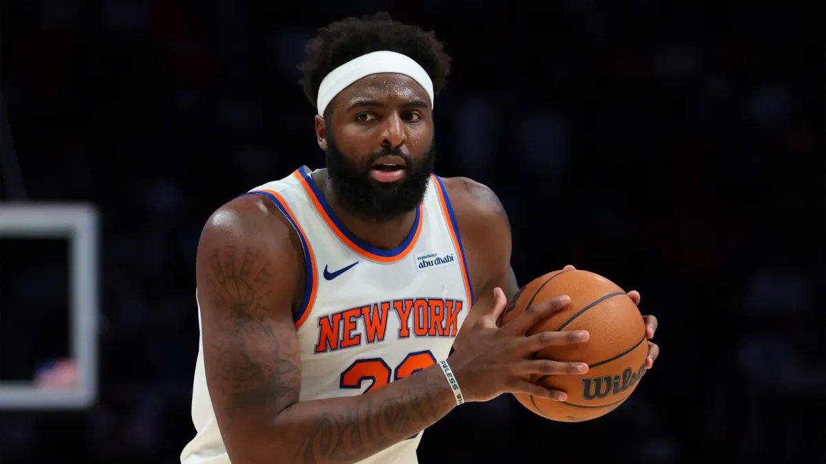StatSharp's tweet image. 🏀Knicks C-F Mitchell Robinson has been putting up big numbers this season. He is 22-8 Over the Rebounds O/U Prop in All Games.
His Over hit rate is 73.3% with an avg. ML of -116 for a net profit of +13.7 units. (ROI=+39.5%)
Robinson averages 9.2 REB in these games vs. an average…