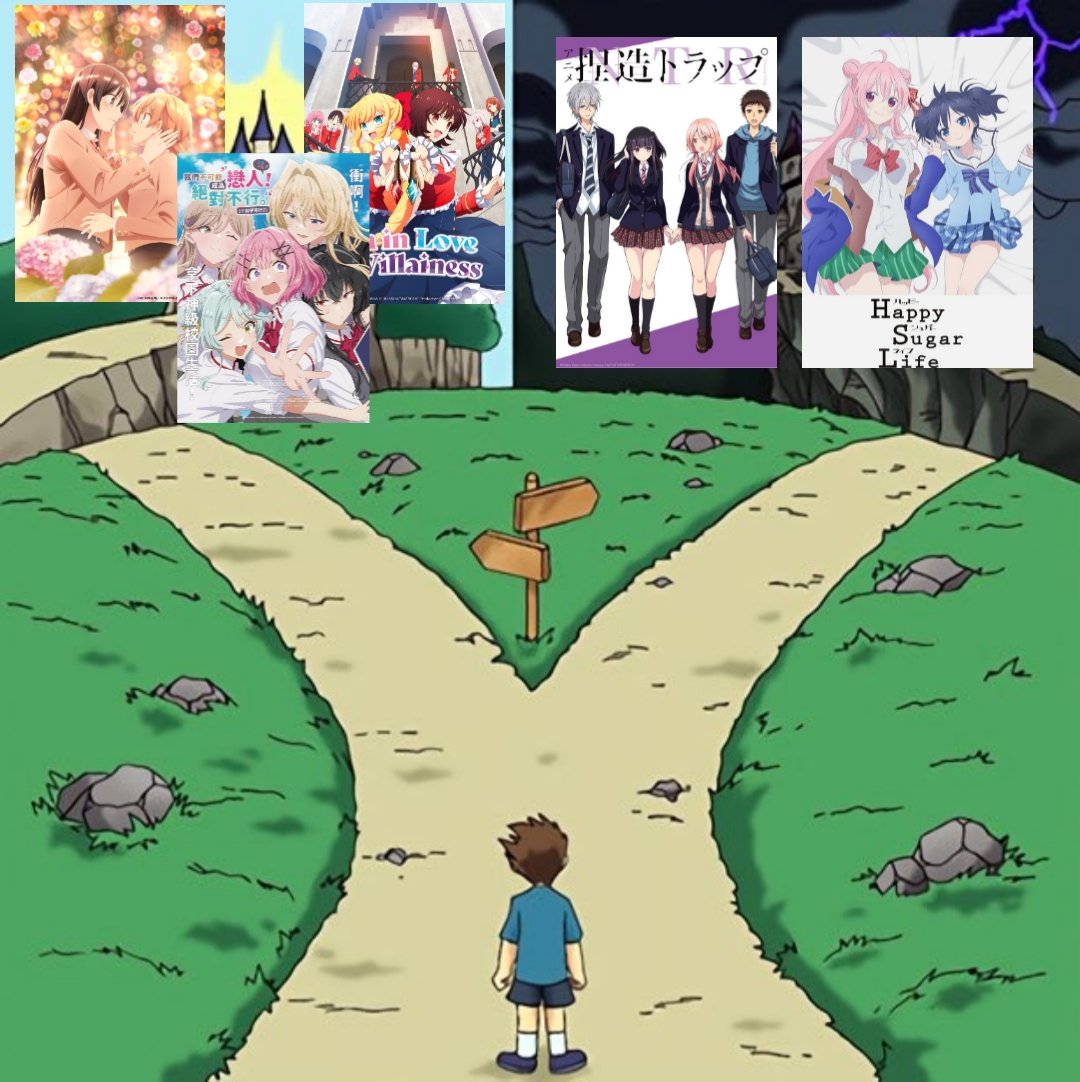 KrisChibana's tweet image. Dentro del yuri, existen dos mundos. 🧐