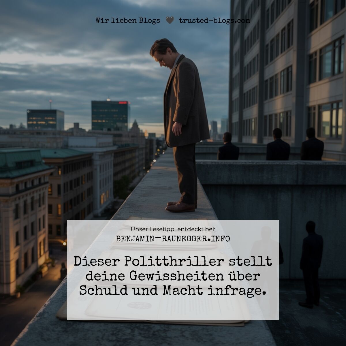 trustedblogs's tweet photo. Tauche kopfüber in eine Verschwörung, in der du niemandem trauen kannst.
👉 https://t.co/S3ZIUvGZoW
#Thriller #RobertLudlum #Buchblog @RauneggerBAutor https://t.co/Gz0o7tXR7c