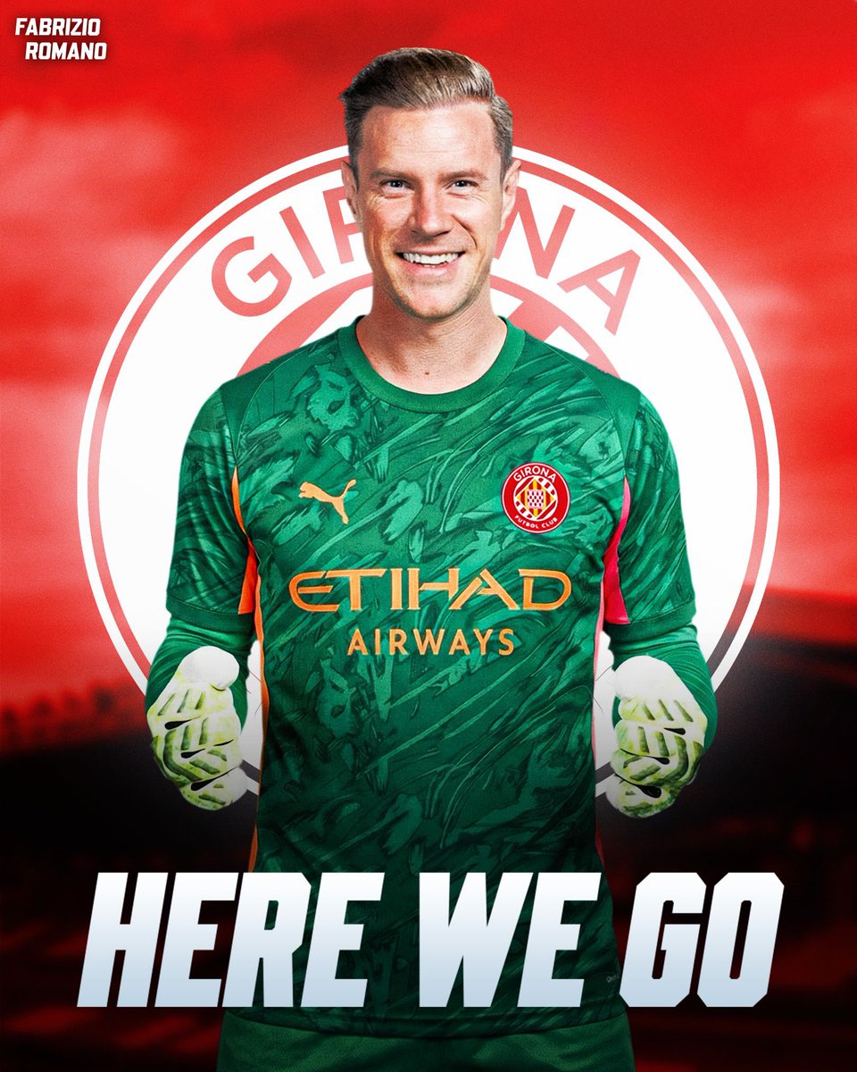 _BarcaInfo's tweet photo. 🚨 𝐇𝐄𝐑𝐄 𝐖𝐄 𝐆𝐎 — Ter Stegen zostanie nowym bramkarzem Girony FC na zasadzie wypożyczenia do końca sezonu. [@FabrizioRomano] (1️⃣) 📝 https://t.co/YTheykljjN