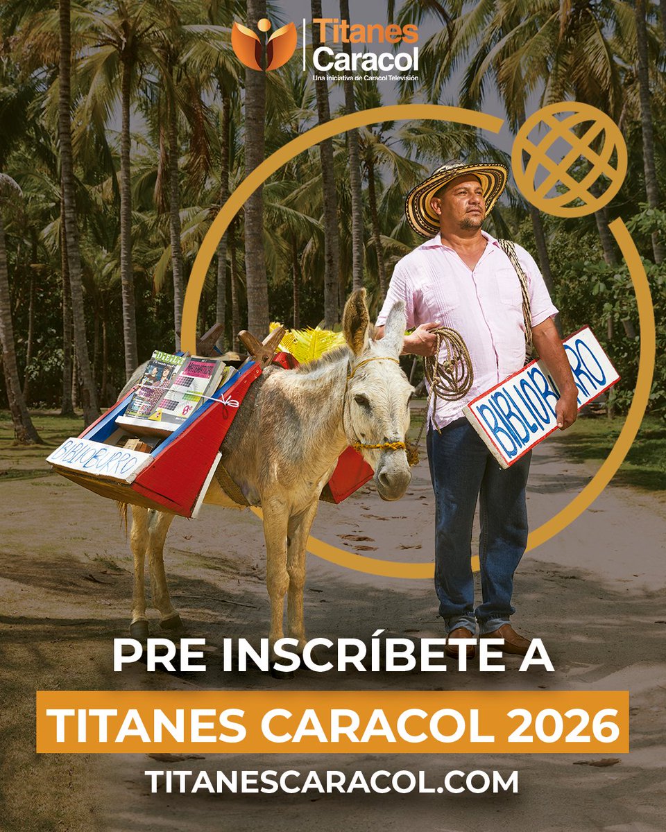 El impacto de un Titán puede inspirar a todo un país. ¡Queremos conocer tu iniciativa! Pre inscríbete a #TitanesCaracol 2026 ingresando a titanescaracol.com