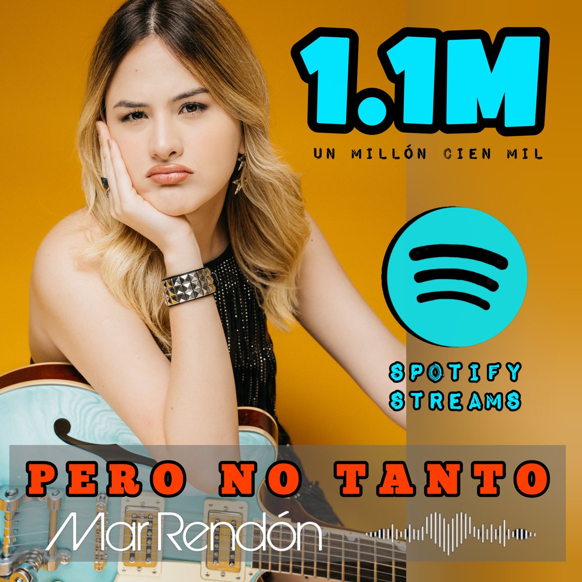 MarRendonCamp's tweet image. Seguimos sumando...!!! 🤩🎶
PERO NO TANTO ya tiene más de un millón cien mil streams en Spotify.  Felicidades querida Mar!!! 🥰🫶🏻👽
@MarRendonMusica
open.spotify.com/track/2NOP0gx4…