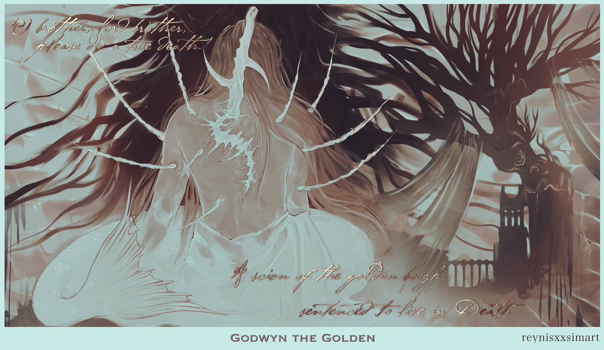 reynisxxsimart's tweet image. ”On a night of wint'ry fog, the rune of Death was stolen. And the demigods began to fall, starting with Godwyn the Golden„

#ELDENRING #godwynthegolden