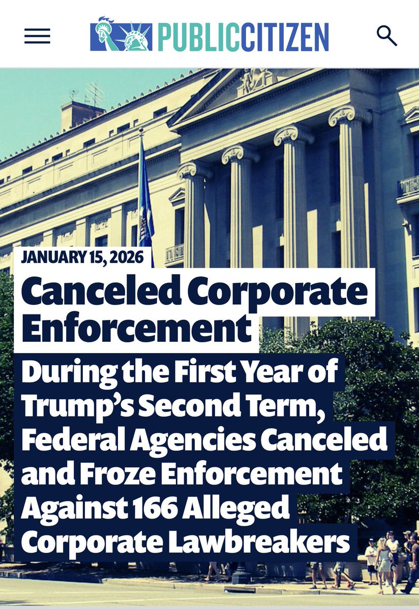 RealDrJaneRuby's tweet image. 🚨 TRUMP PARDONS PFIZER 🚨

In his first year Trump and his Dept of Injustice exonerated hundreds of law breaking  corporations and canceled billions in previously set fines. 

Any questions?

citizen.org/article/cancel…