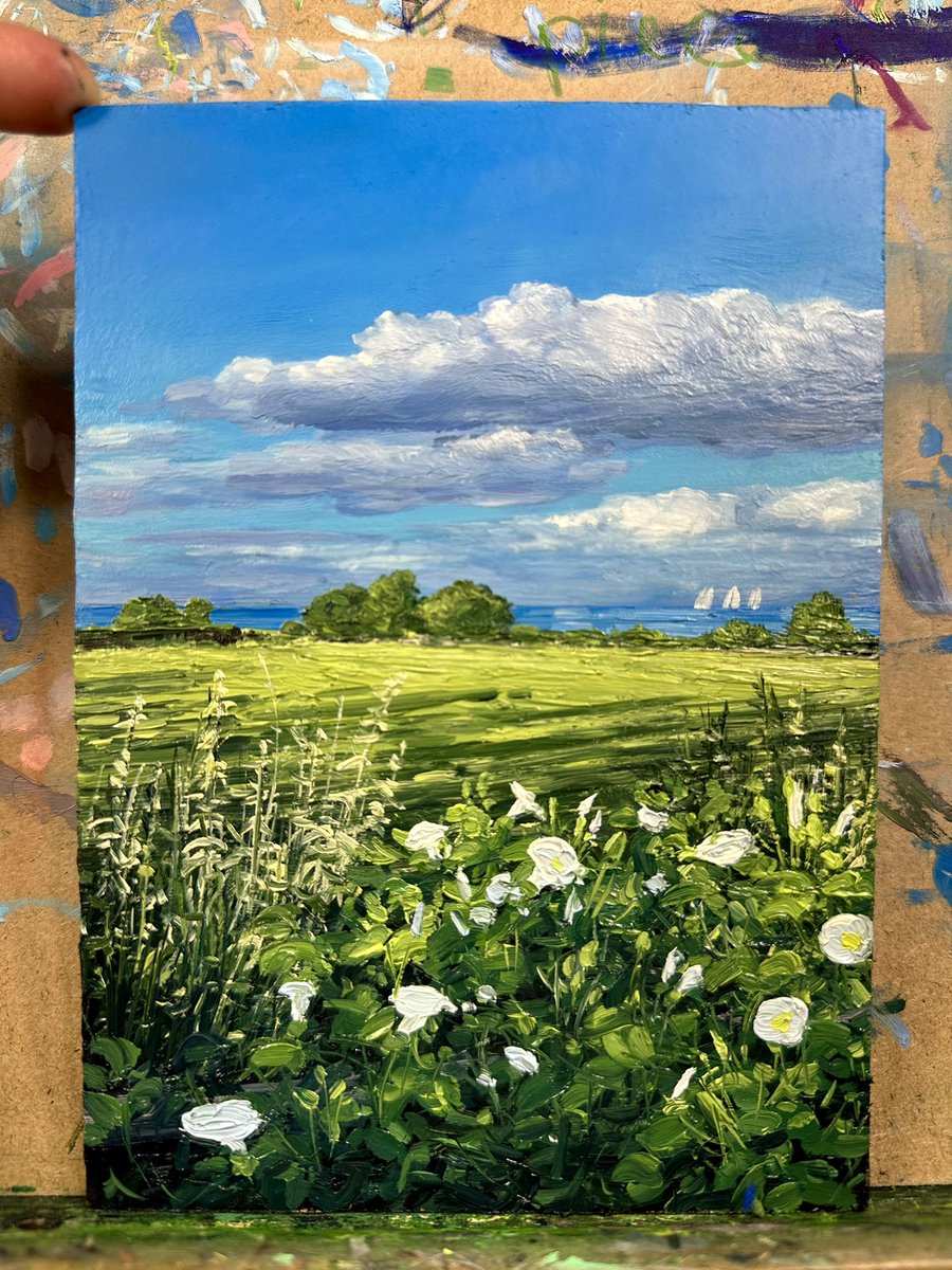 tagsalegirl's tweet image. Me! At the easel as we speak!