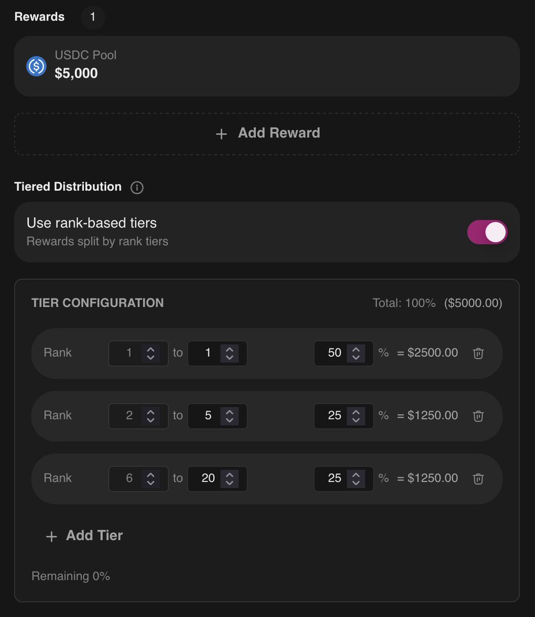 got a leak from the dev. 

tiers coming real soon 

is pool or tiers better?