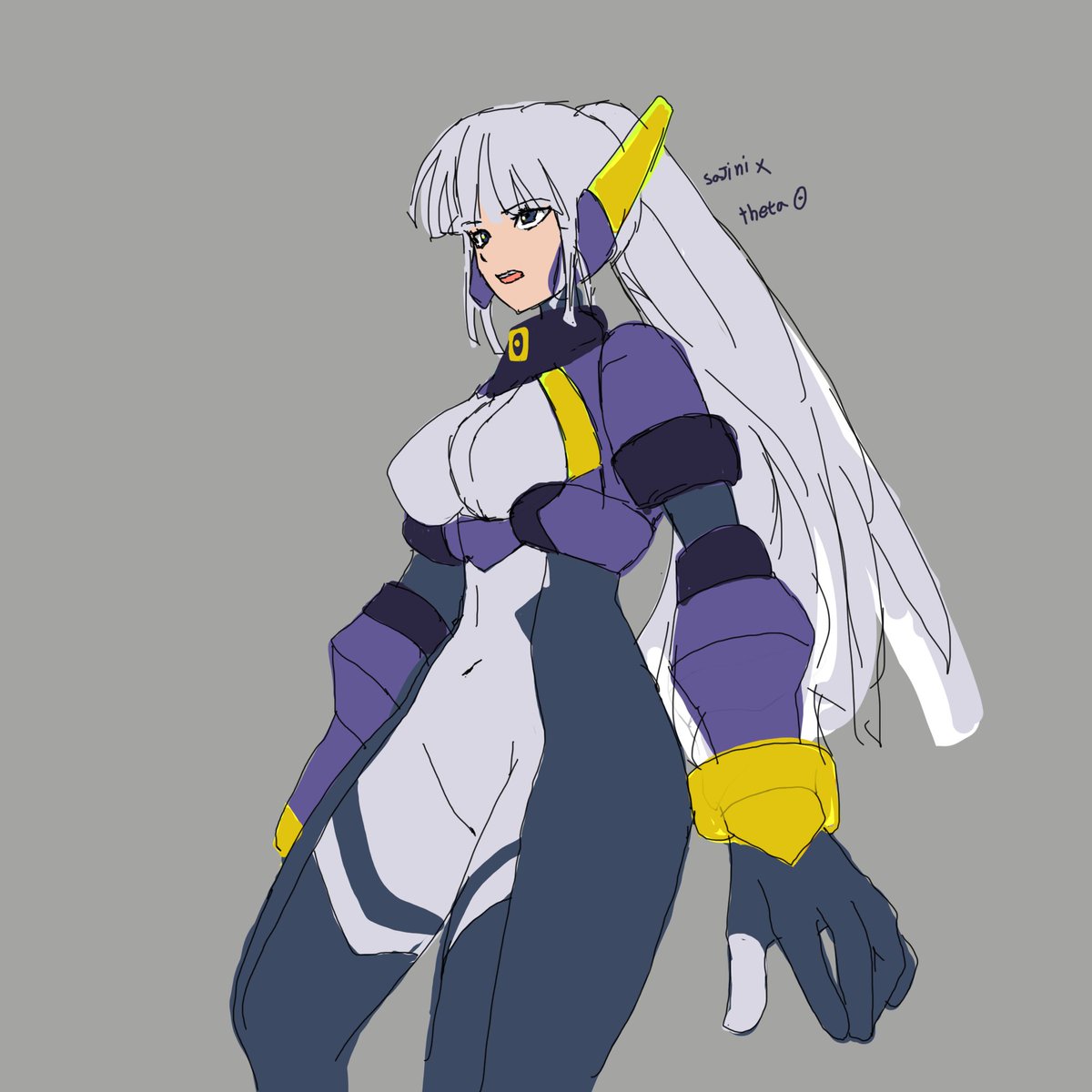 ISaljjin's tweet image. theta remake 
#megamanx #originalcharacter #reploid