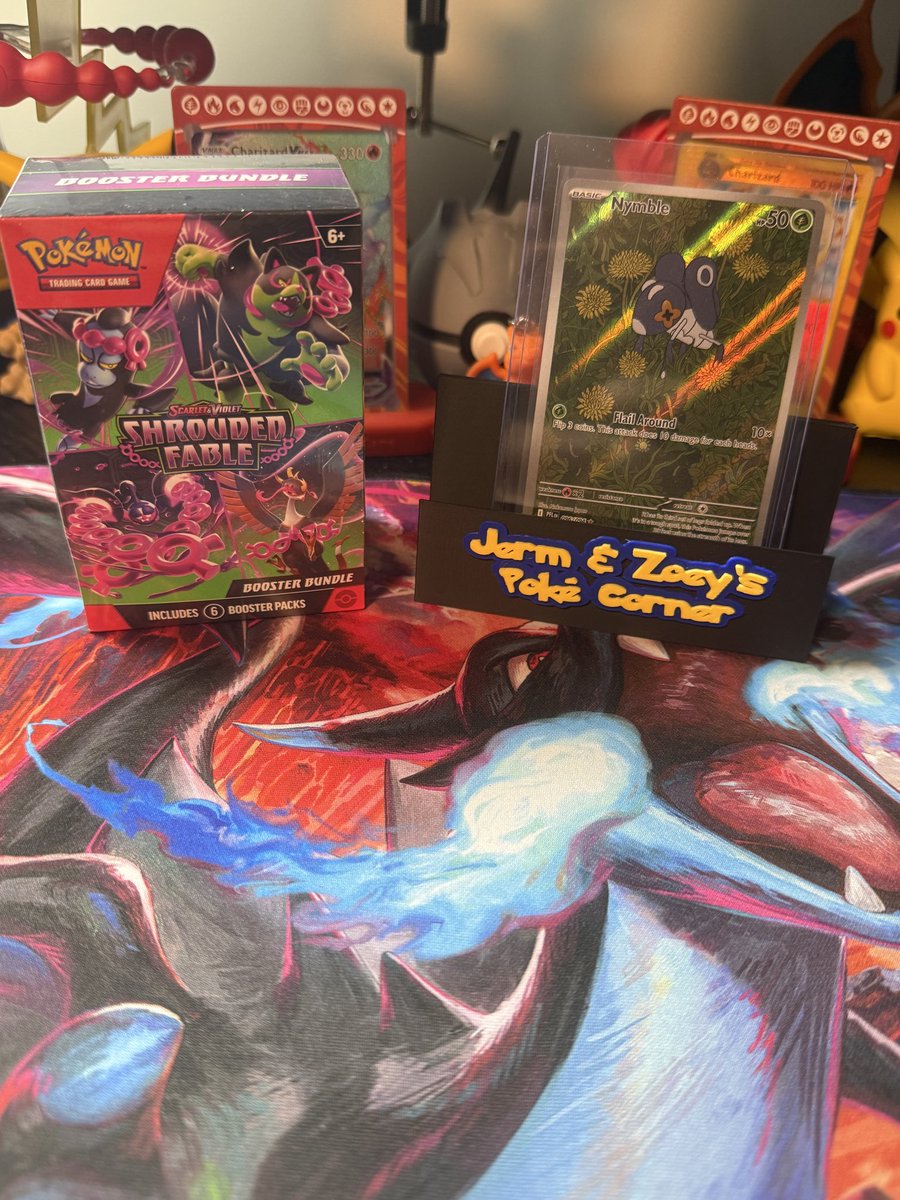 JandZPokeCorner's tweet image. 🚨 GIVEAWAY 🚨 

We hit a 1,000 followers which is HUGE to me and I wanted to thank you all! So my giveaway this week is a little bit bigger. 

For this giveaway I am giving away this adorable Nymble paired with a Shrouded Fable booster bundle! 

To enter please:
-Like this post!