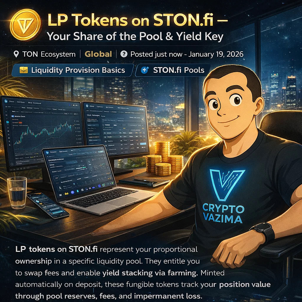 🪙 LP Tokens Explained on https://t.co/szudLUKimD – Ownership, Fees &  Farming 📍 TON / Global | 💼 DeFi LP Mechanics | 🔗 https://t.co/szudLUKimD LP  tokens on https://t.co/szudLUKimD are your proportional share receipt