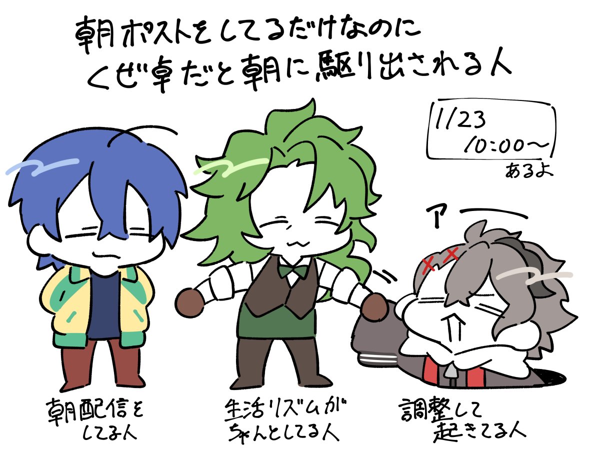 朝の卓の人として定着してきてるのおもしろいなって