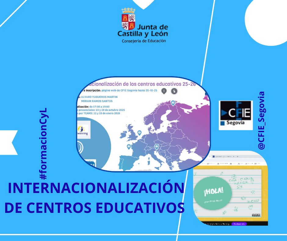 🇪🇺 4ª sesión del curso INTERNACIONALIZACIÓN DE CENTROS EDUCATIVOS, 2025-26 con <a href="/rsmiriam/">Miriam Ramos</a> ayudandoa los asistentes con la solicitud de un proyecto Erasmus+ ✈️
#ProyectoEuropeo <a href="/sepiegob/">SEPIE</a> <a href="/EUErasmusPlusMa/">EUErasmusPlusMaroc</a> #ErasmusPlus #internacionalizaCyL