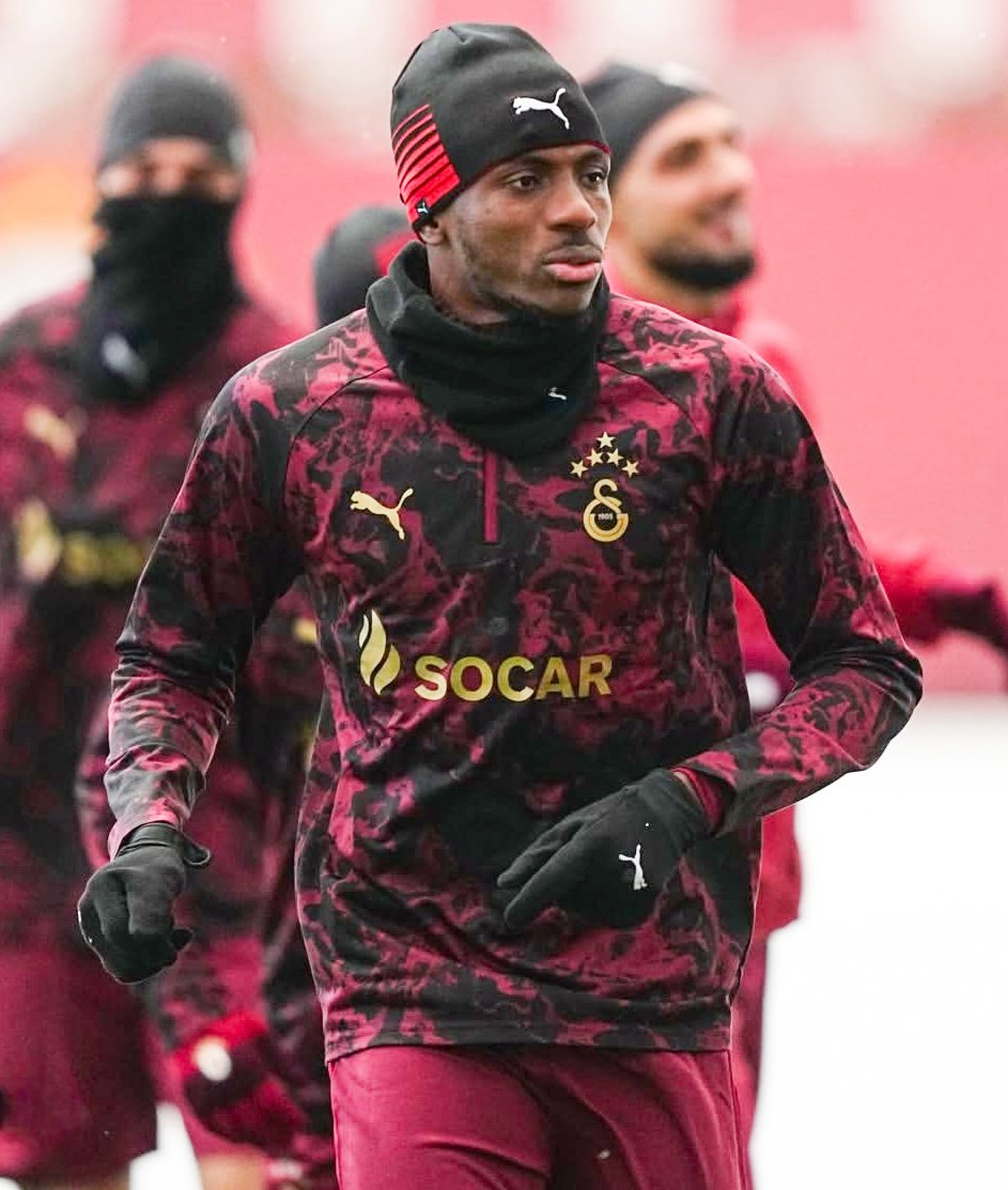 Victor Osimhen has returned to Galatasaray and has joined training ahead of Galatasaray's UEFA Champions League match against Atlético de Madrid.