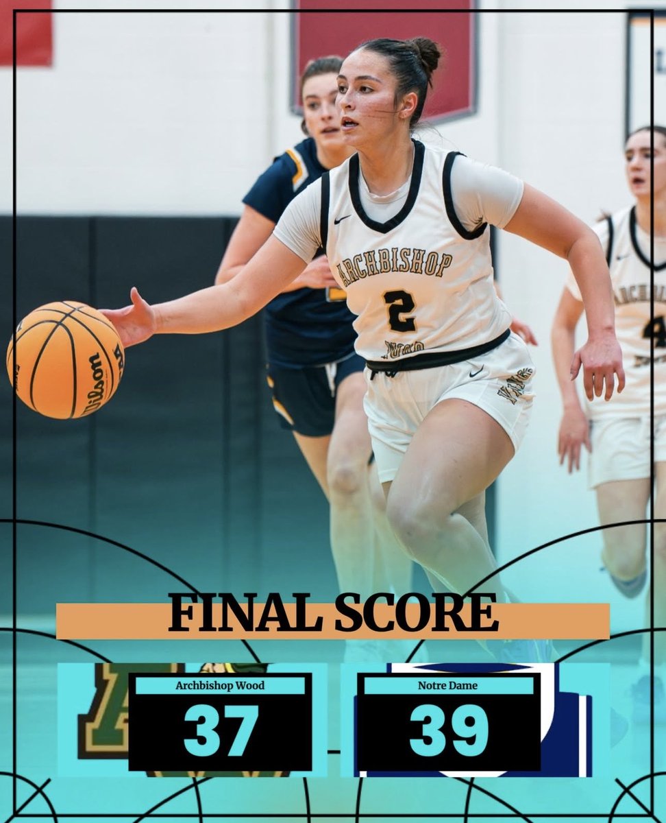 Final score:

Notre Dame: 39
Archbishop Wood 37

Hope for Hope Classic
Arcadia university 
January 18, 2026