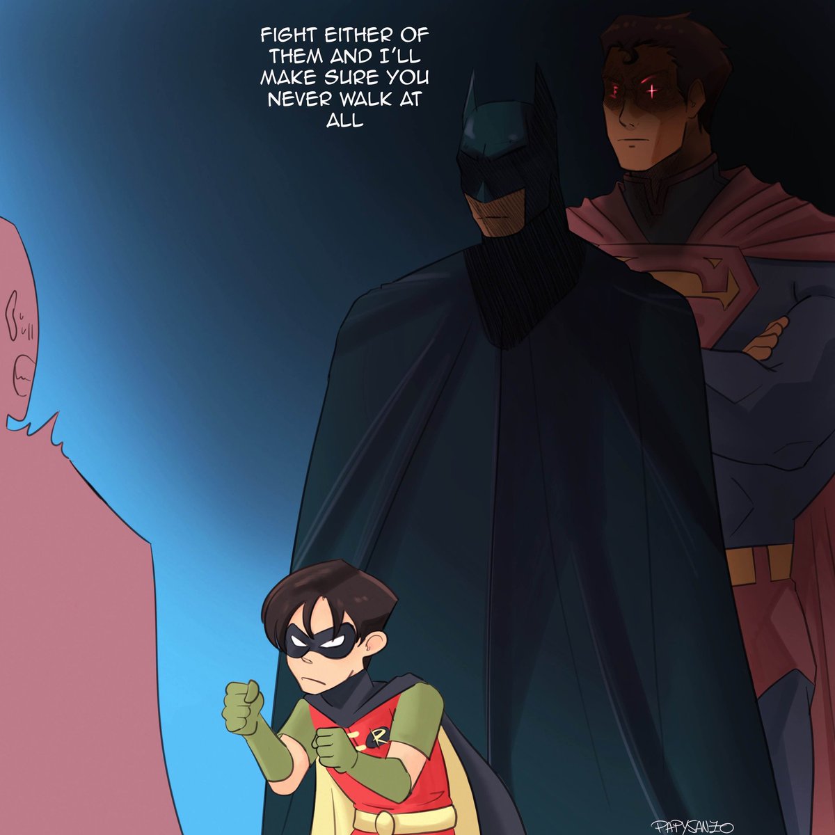 PapySanzo's tweet photo. #superbat #batman #superman https://t.co/BDwRwifzKV