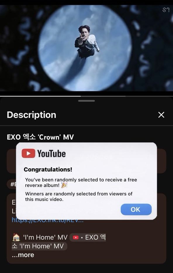 kaisooholic's tweet image. OMG DID I JUST WIN AN ALBUM BEC I WAS STREAMING CROWN????