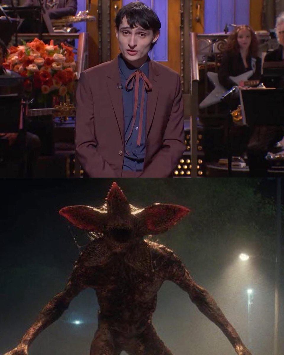 ElChocoflan's tweet photo. LO ESTÁN CANCELANDO ❌ Finn Wolfhard se volvió tendencia en la red social X (Twitter). El actor está siendo ‘funado’ por un chiste reciente que hizo en SNL, donde mencionó que, mientras atravesaba la pubertad durante la filmación de Stranger Things, ‘descubrió cómo se ve una mujer ahí abajo’. Acto seguido, la producción mostró un clip del Demogorgon.

La broma no fue bien recibida y en redes consideran que el actor debería ofrecer una disculpa por su monólogo.