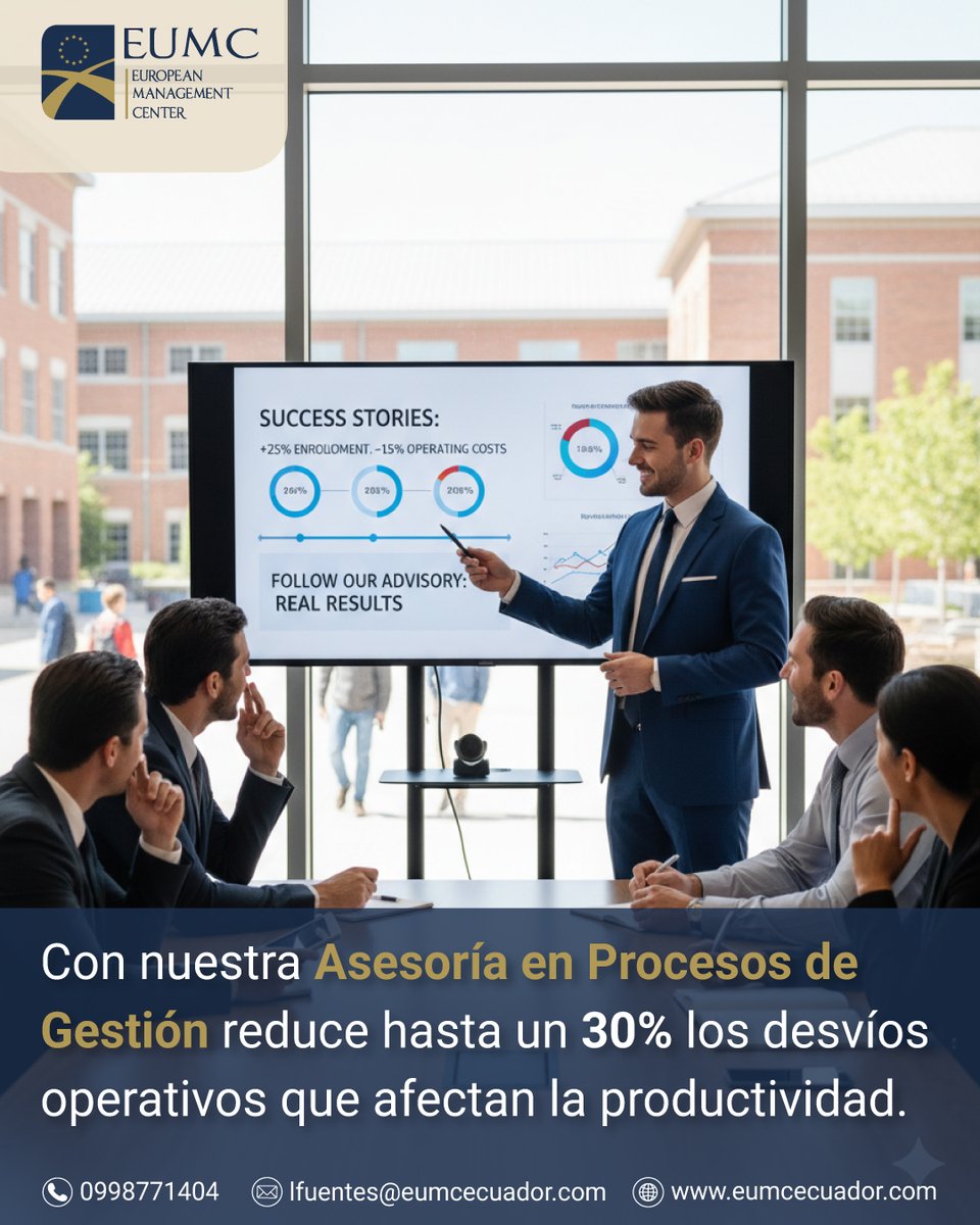 eumcecuador's tweet photo. Procesos desordenados generan retrasos y desgaste. Cuando no hay claridad, la operación sufre. 

Con asesoría en procesos, las instituciones reducen hasta un 30% reprocesos y recuperan control operativo. Fortalece tu institución. WhatsApp https://t.co/T0FSr06HuT https://t.co/2IvblU196M