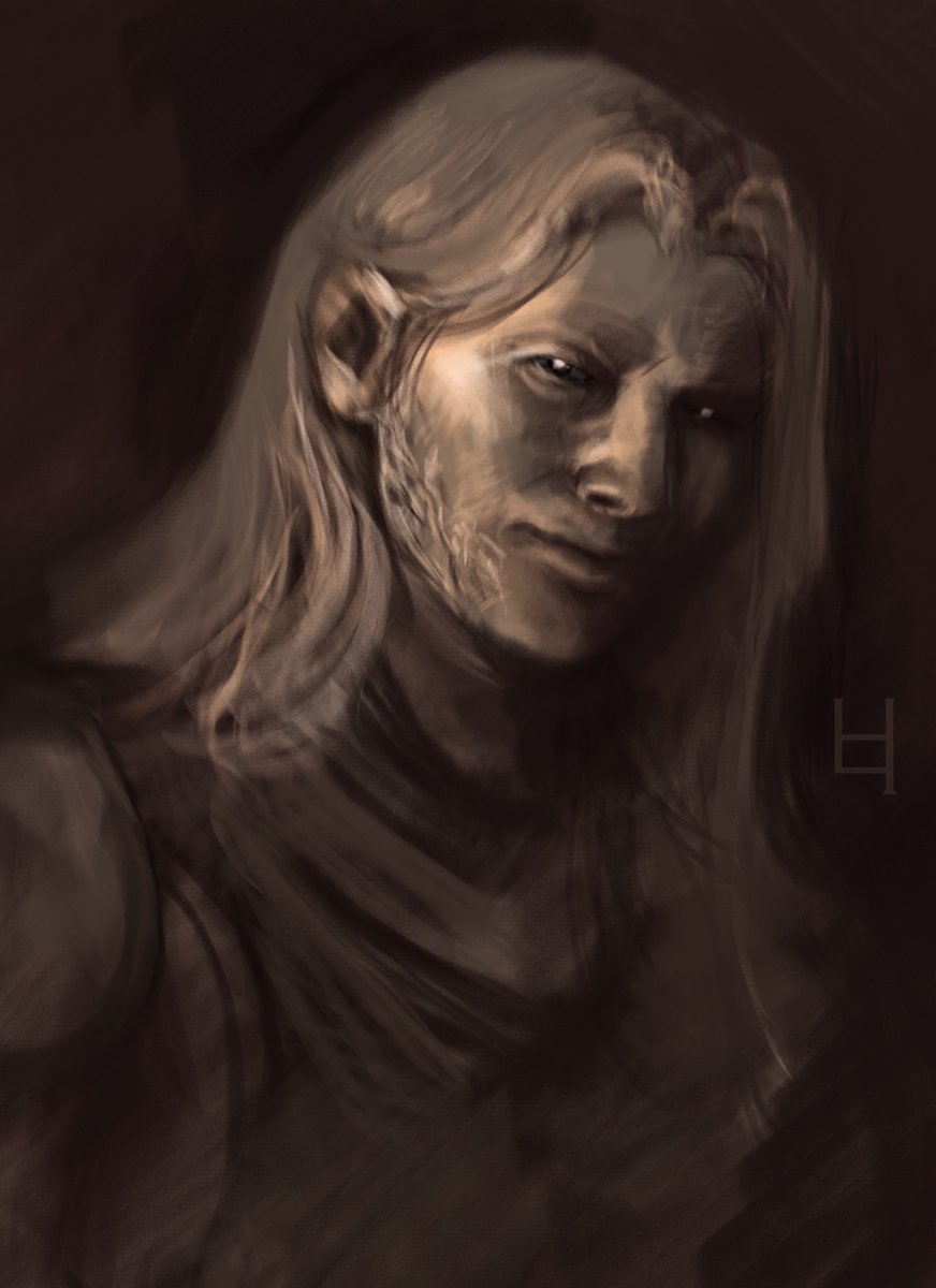 Is he lost in the shadows? *loud thinking noise continues* 

#fanart #dawnwalker