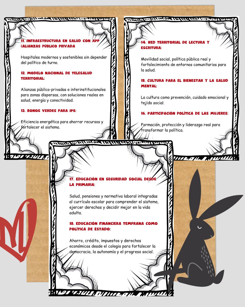 Para los que andan tan preocupados por mis propuestas (pero les parece una tortura entrar a mi página — link en la Bio —) acá están mis propuestas desmenuzadas!! Ayúdenme con la amplificación!!

Y recuerden: 

Cámara por Antioquia- 102. Nuevo Liberalismo (el de la carita de