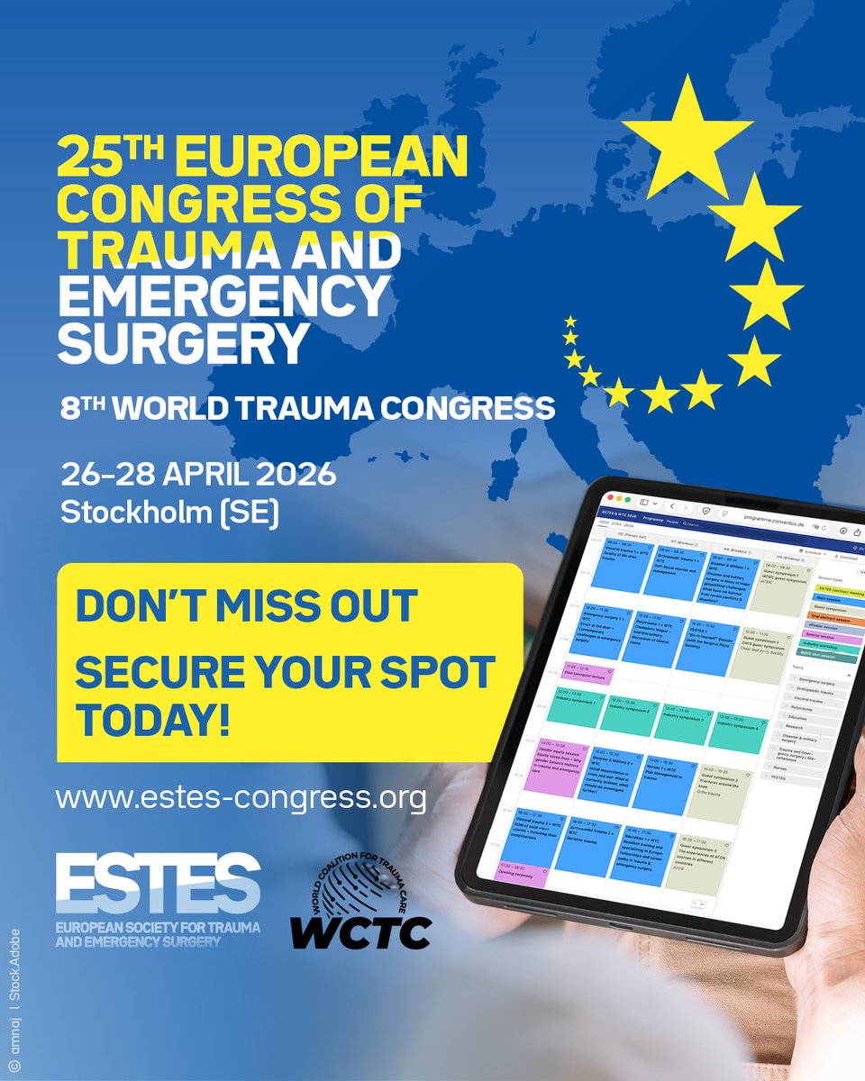 European Society for Trauma & Emergency Surgery tweet media