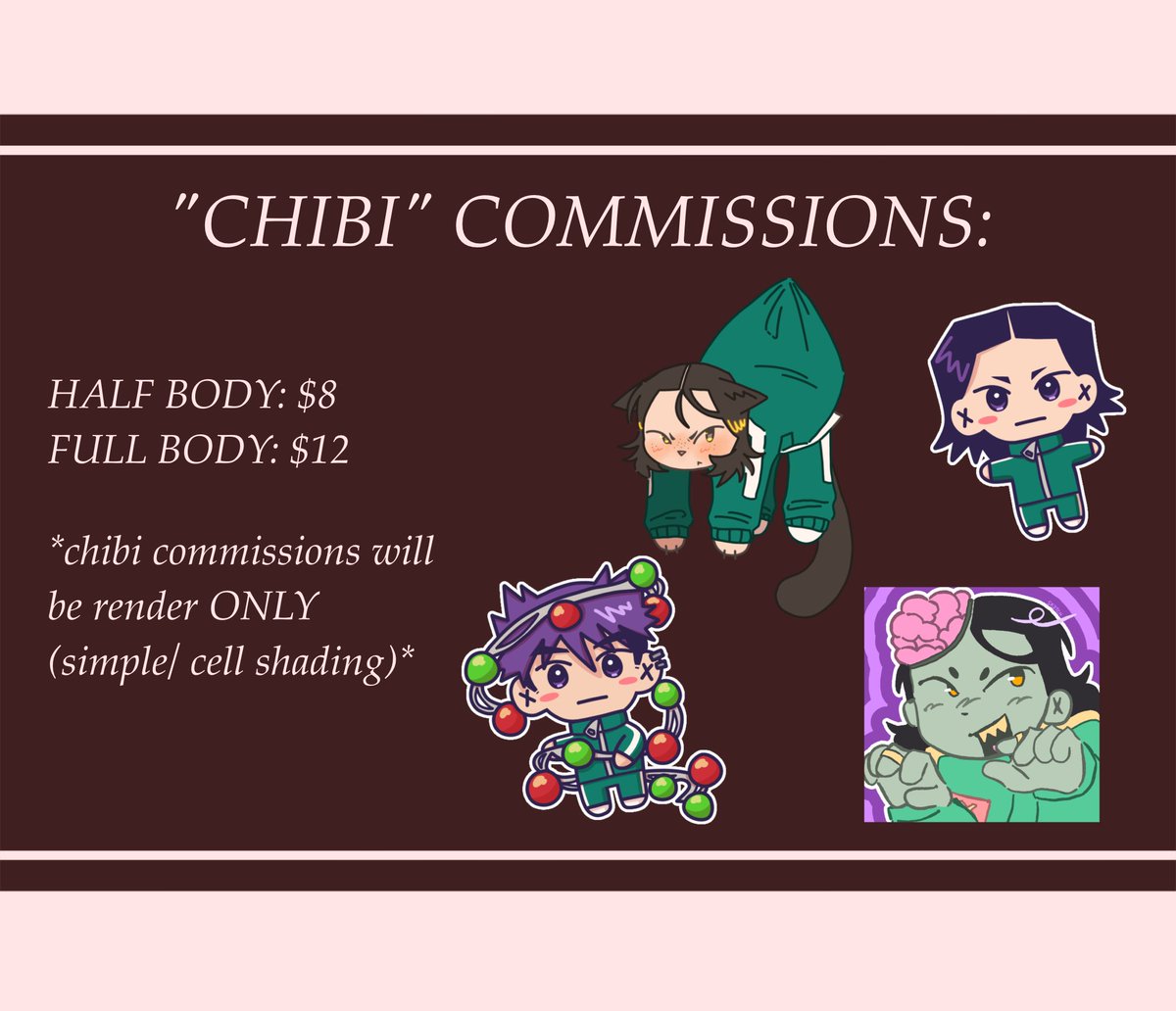 august 🤟 COMMS OPEN!!! tweet media