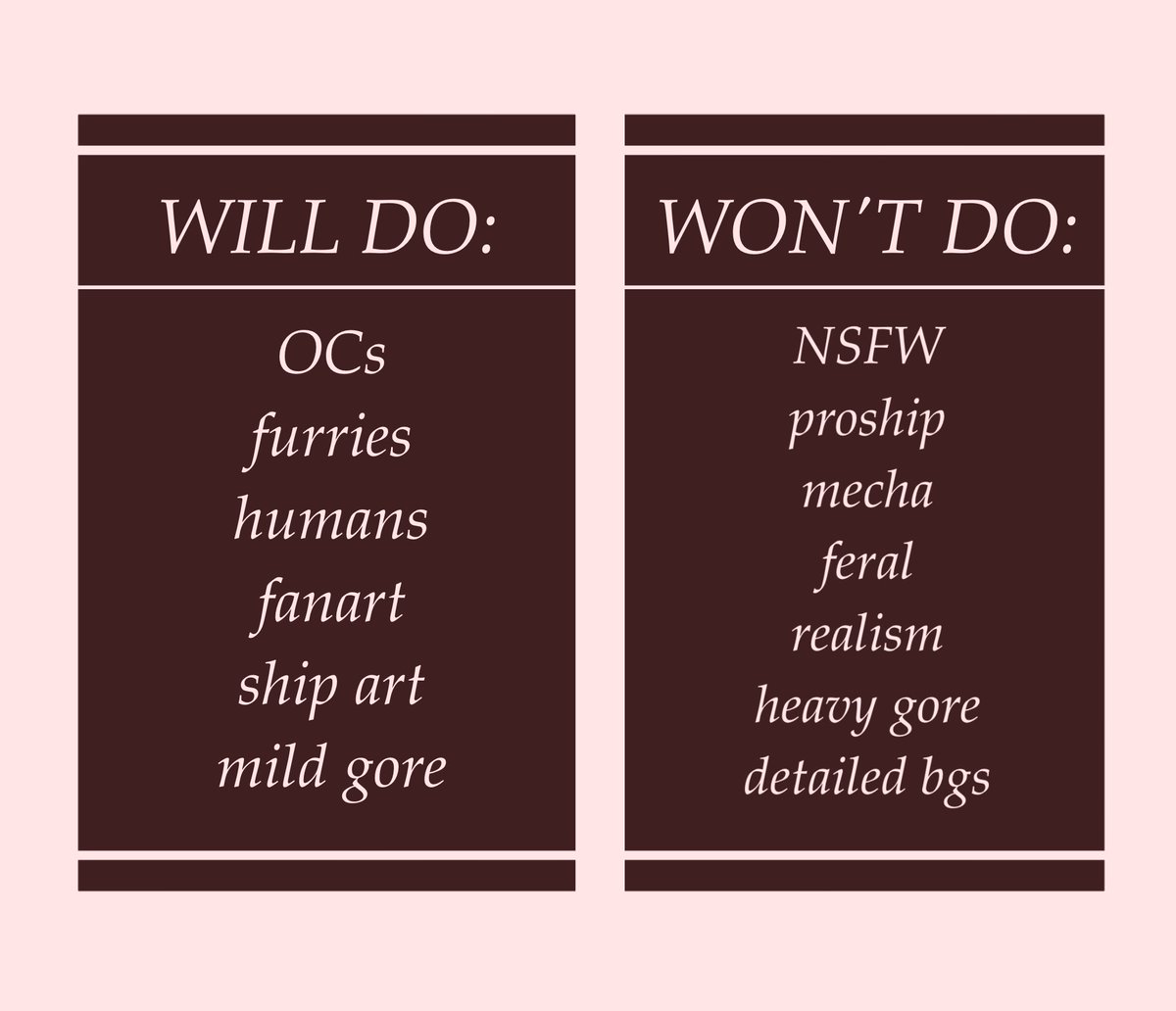 august 🤟 COMMS OPEN!!! tweet media