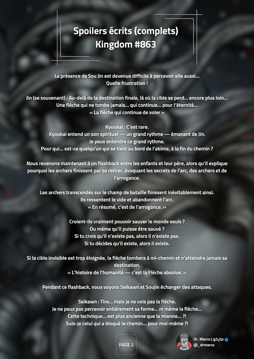 _drmarco's tweet photo. @ClanElite_ #Kingdomspoiler || #Kingdom863
Spoilers écrits (complets) Kingdom #863 https://t.co/B56EyxX31l