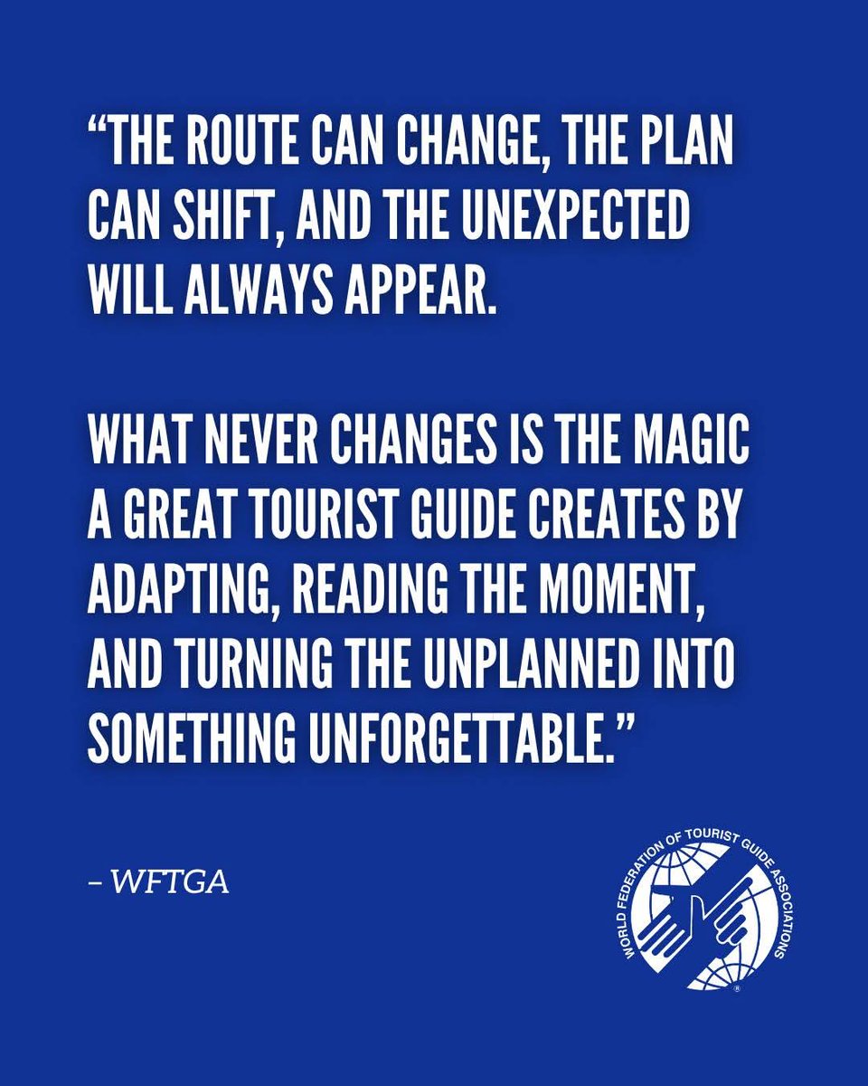 Mondays remind us that no tour ever goes exactly as planned, and that is where the real skill shows.
Tourist Guides are masters of reading the moment, adapting on the spot, and creating experiences that stay with people long after the journey ends.
