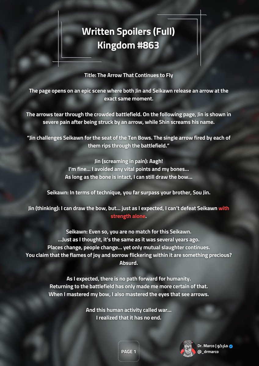 _drmarco's tweet photo. @ClanElite_ #Kingdomspoiler || #Kingdom863
Written Spoilers (Full) Kingdom #863 https://t.co/gGNFXrwte6