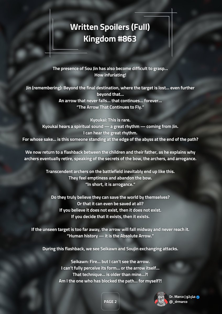 _drmarco's tweet photo. @ClanElite_ #Kingdomspoiler || #Kingdom863
Written Spoilers (Full) Kingdom #863 https://t.co/gGNFXrwte6