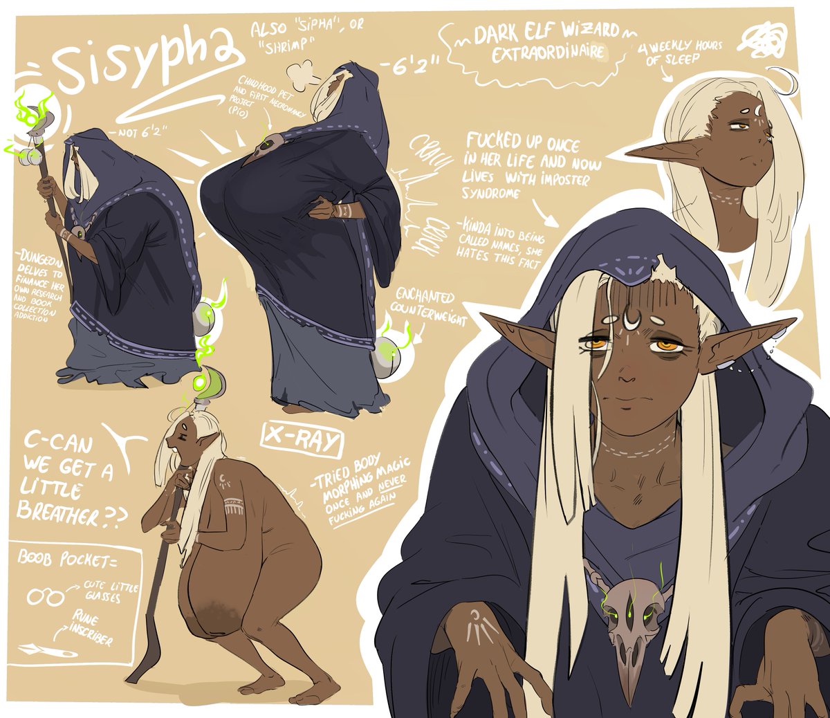 New bab has been drawn, I christen you "Shrimp Mage"