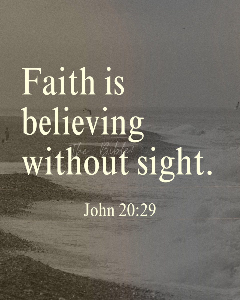 The__Bible7's tweet image. John 20:29