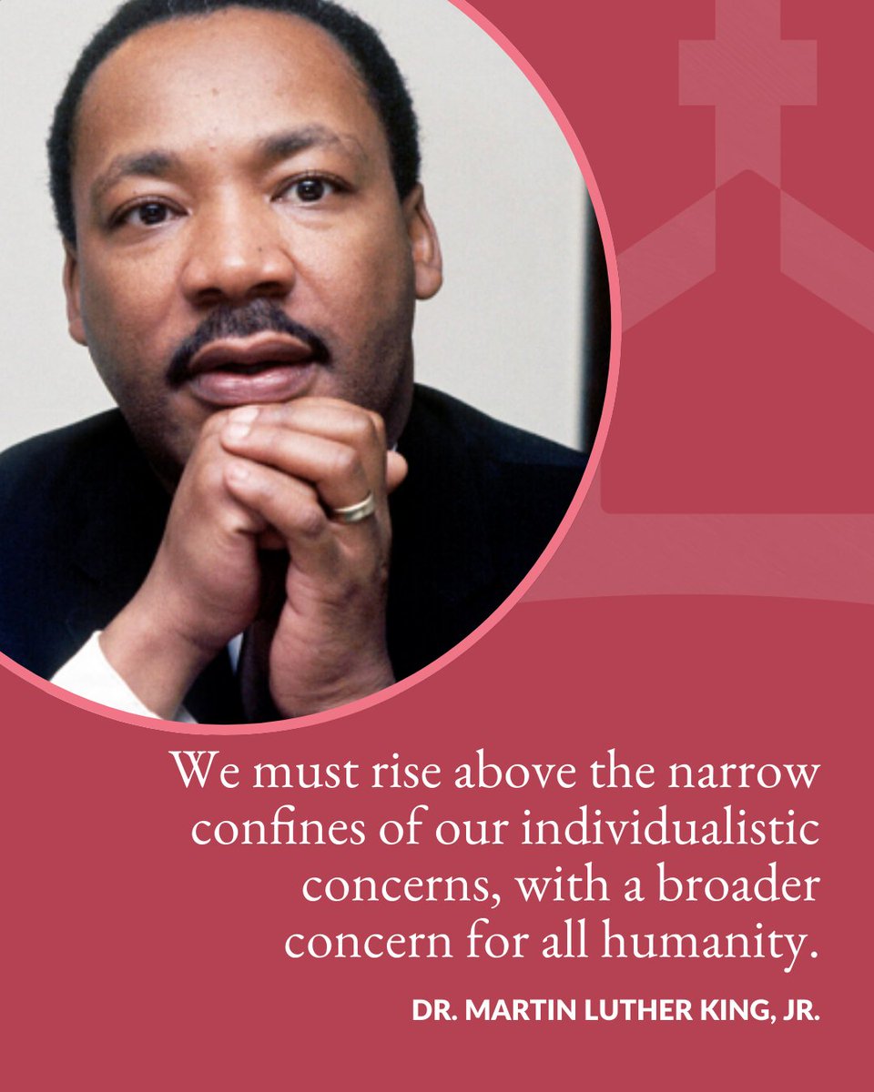 Today we honor Dr. Martin Luther King Jr. by answering his call to care for all humanity. At Catholic Charities of Fairfield County, we remain committed to serving our neighbors with compassion and dignity.

#MLKDay