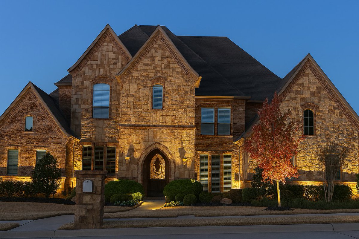Precision. Performance. Curb appeal. 
Trust Creative Nightscapes for expert outdoor lighting installation in DFW.
#OutdoorLighting #LandscapeLighting #DFWHomes #LightingDesign #CreativeNightscapes