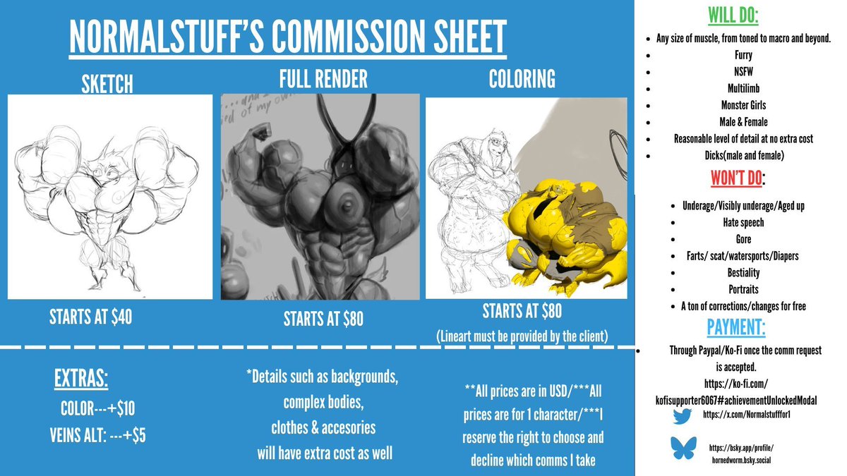 Normal stuff for normal people (🔞) 3 slots open) tweet media