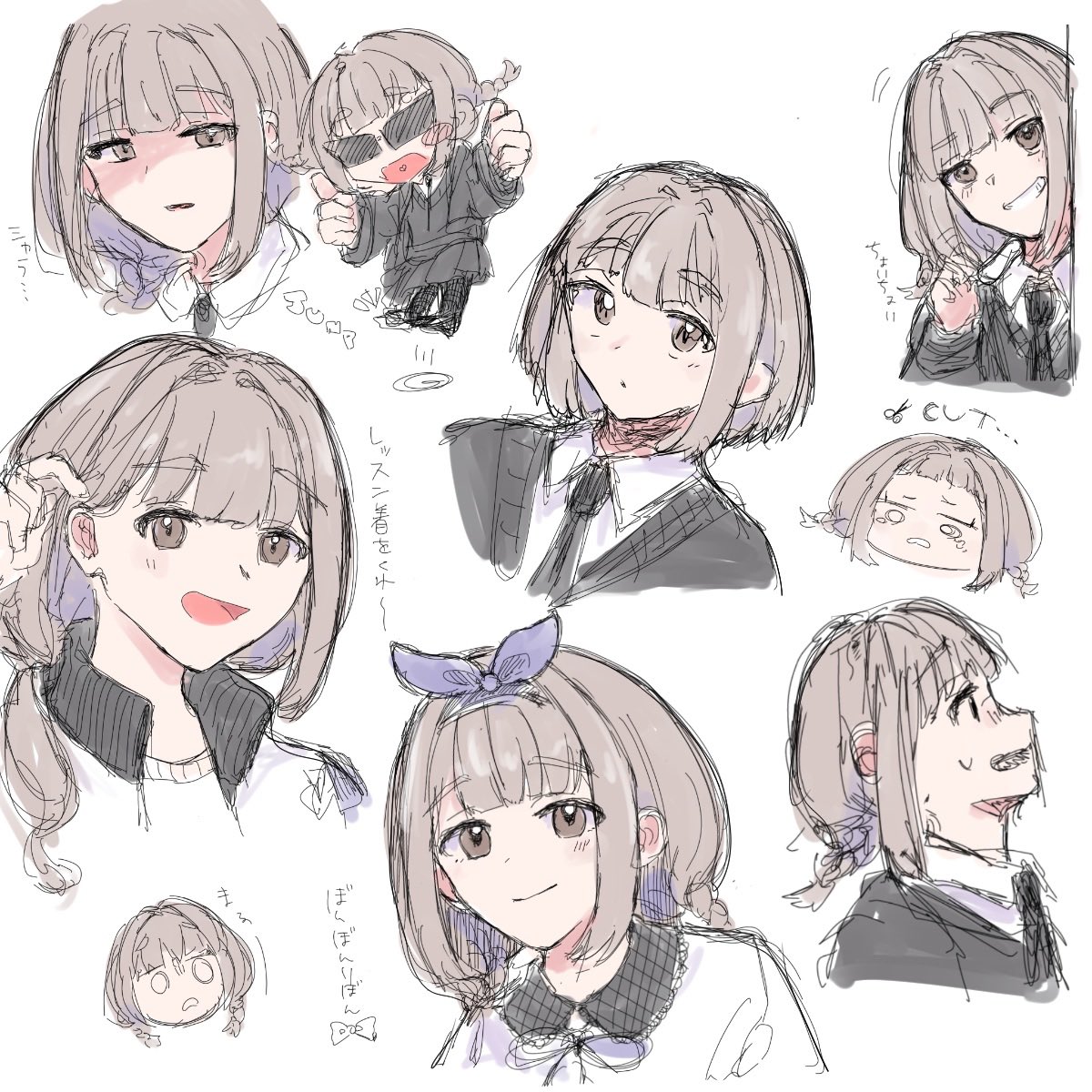 kzhsrn_0123's tweet photo. 深夜の捏造衣装髪型 https://t.co/RNK4AkH2wl