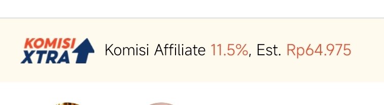 Gile komisi segede ini mayan juga yaahh
s.shopee.co.id/4fq5p5QHu6
