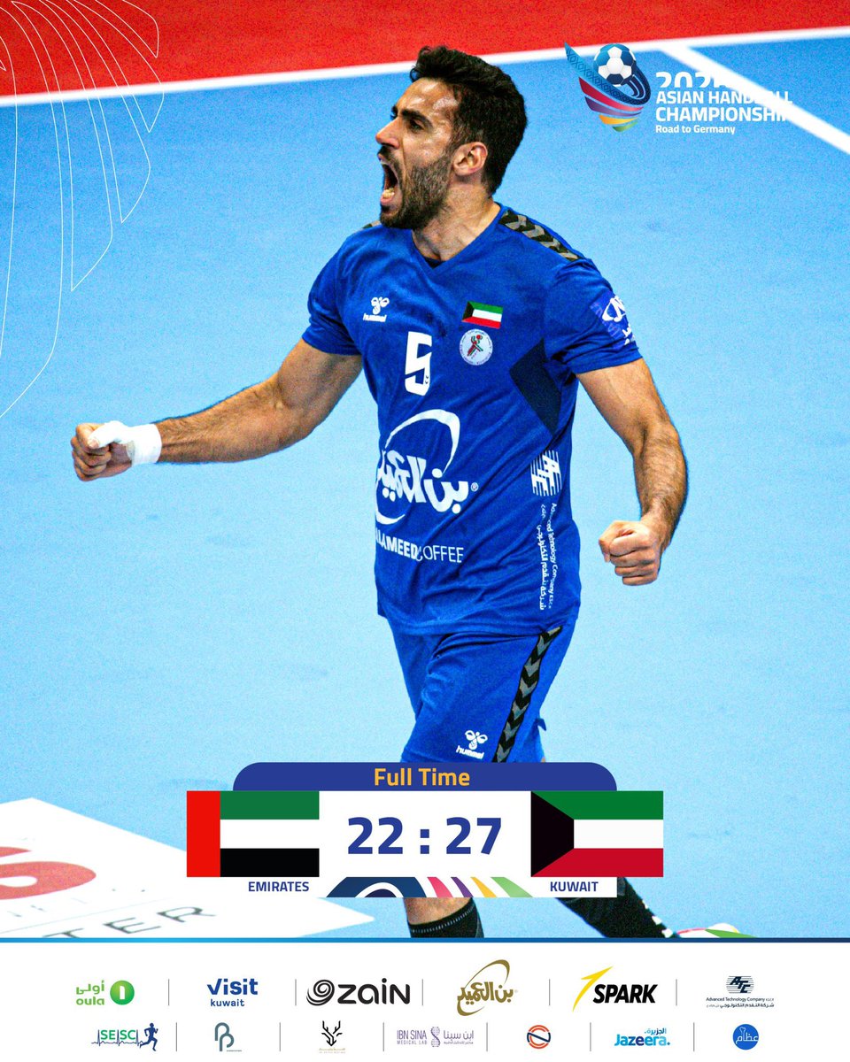 Fiker_3amq2's tweet photo. في انجاز للرياضة الكويتية،،،،،

#أزرق_اليد يتصدر مجموعته في بطولة #كأس_آسيا_لكرة_اليد_2026 بعد تغلبه على منتخبات 

الإمارات 🇦🇪 
الهند 🇮🇳 
هونغ كونغ 🇭🇰 https://t.co/yxoZDplBDj